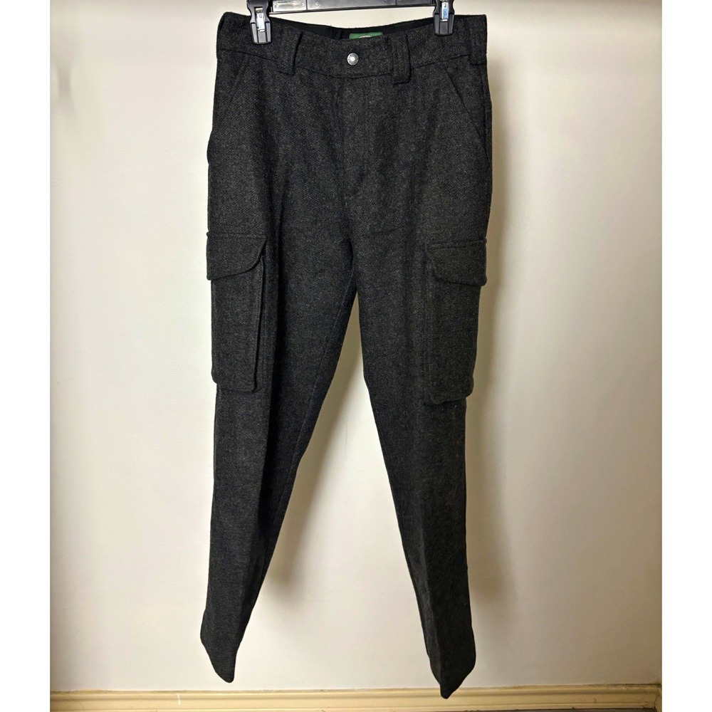 Cabela's Outdoor Gear Men's Gray Wool Tweed Cargo Pants Regular Fit 30x29